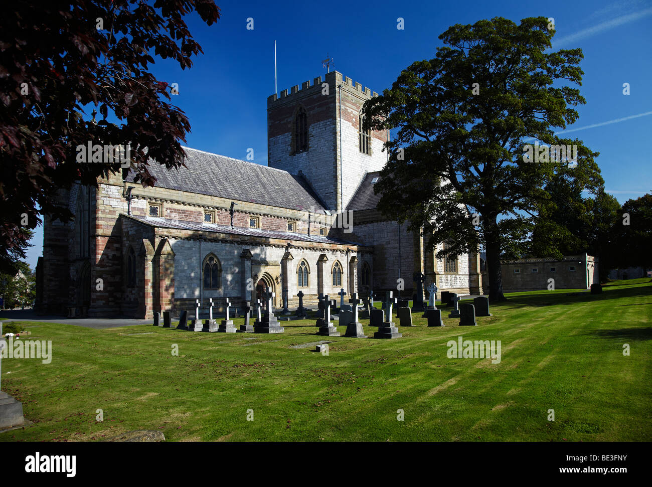 St Asaph Cathedral, St Asaph, North Wales, UK Stock Photo Alamy