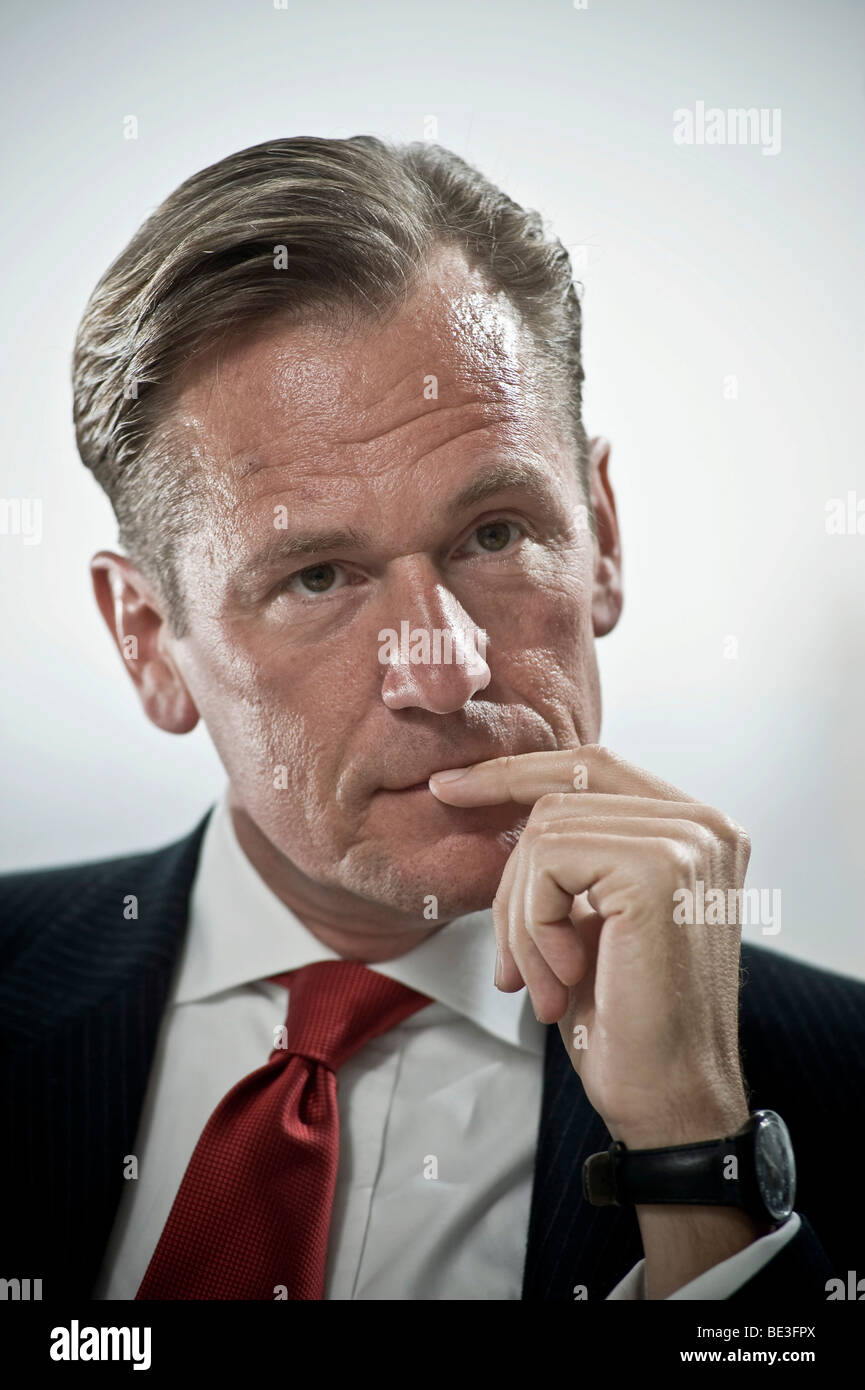 Mathias Doepfner, chairman of the Axel Springer AG publishing company Stock Photo