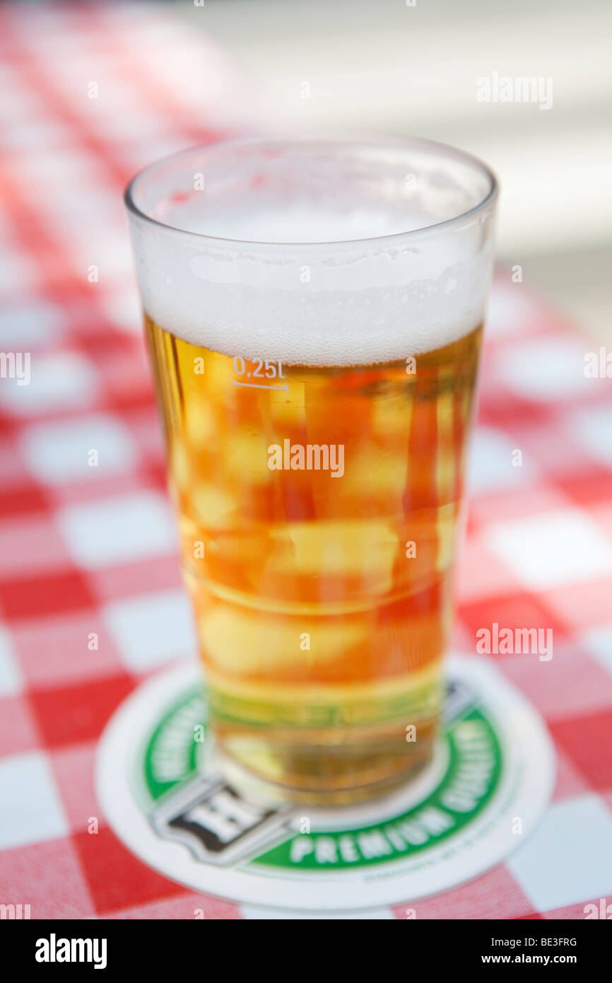 Glass of Dutch beer Stock Photo Alamy