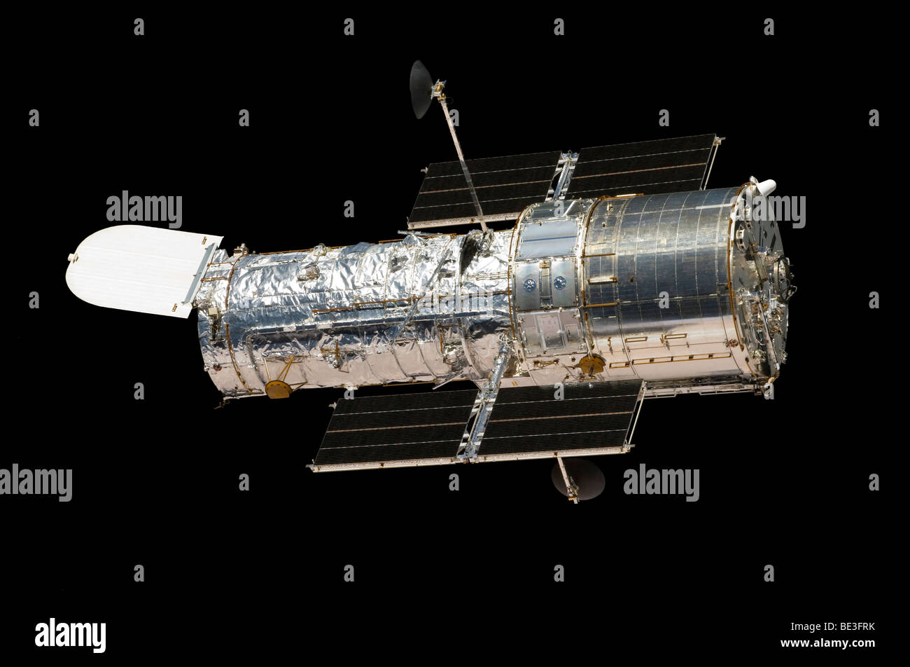 The Hubble Space Telescope. Stock Photo
