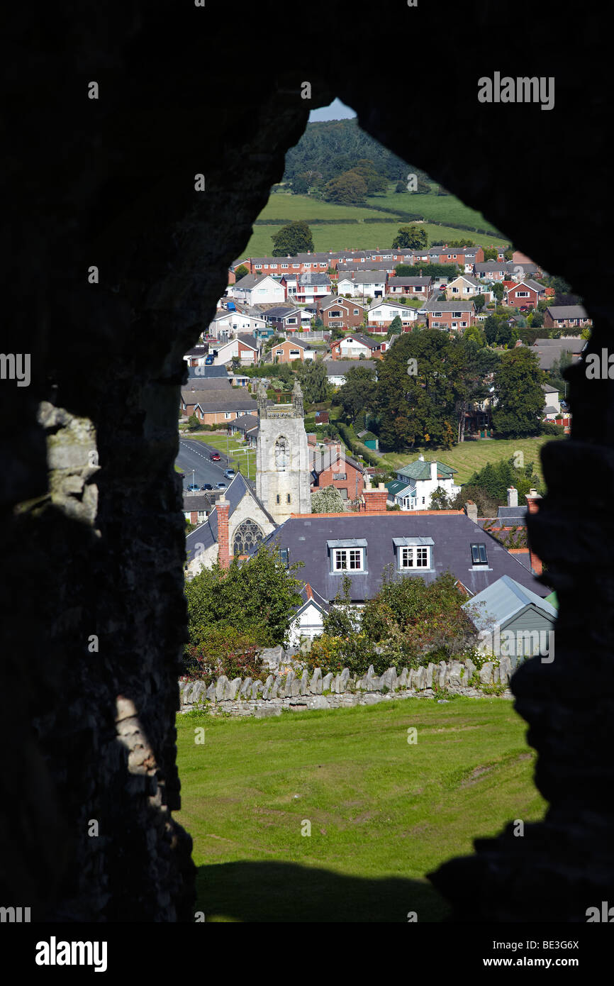 Denbigh castle denbigh denbighshire north hi-res stock photography and ...