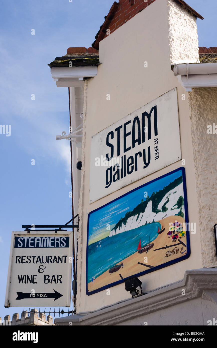 Beer Devon England UK Steam Gallery Stock Photo Alamy