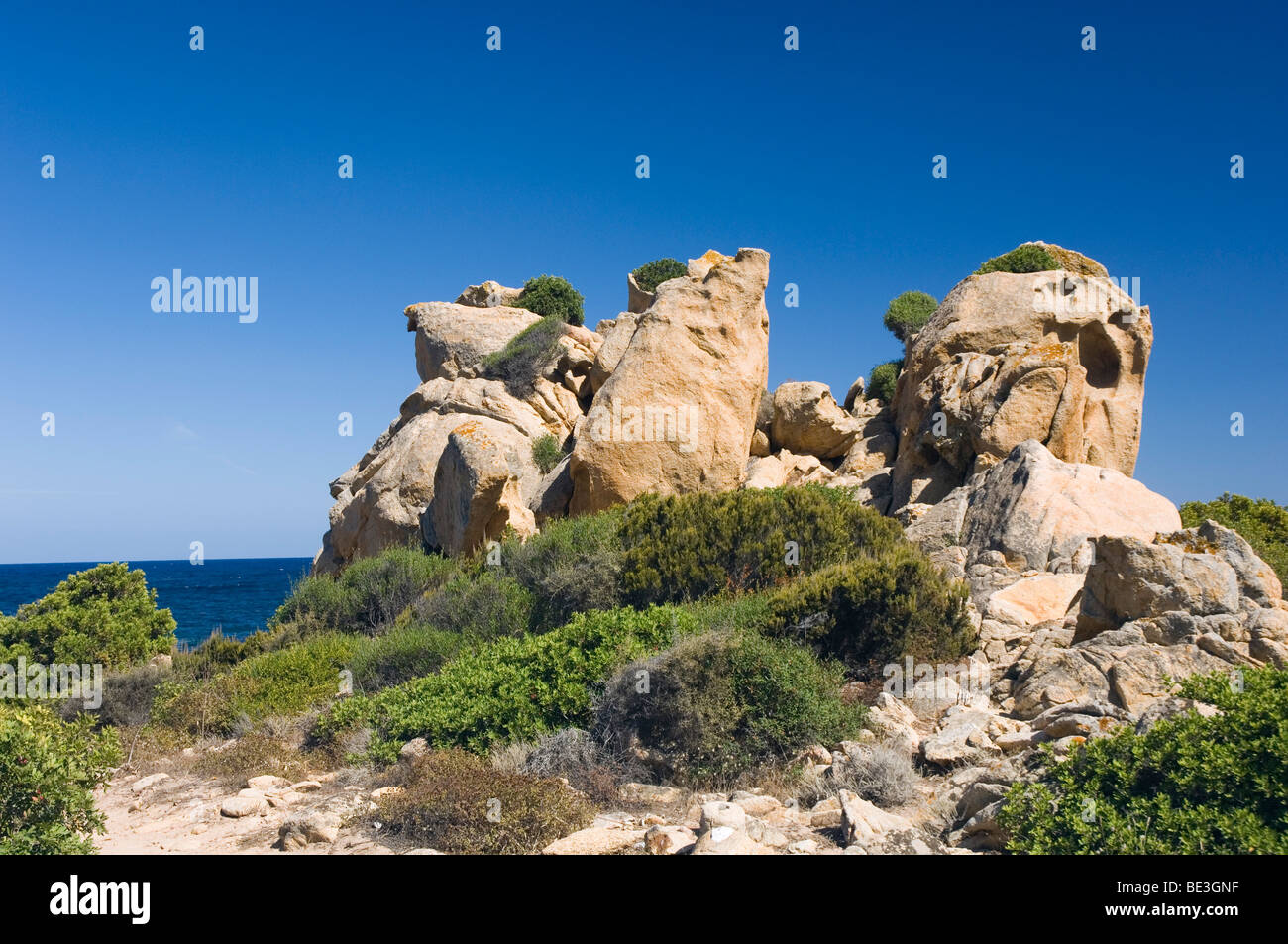 Coastline sardinia form sea hi-res stock photography and images - Alamy