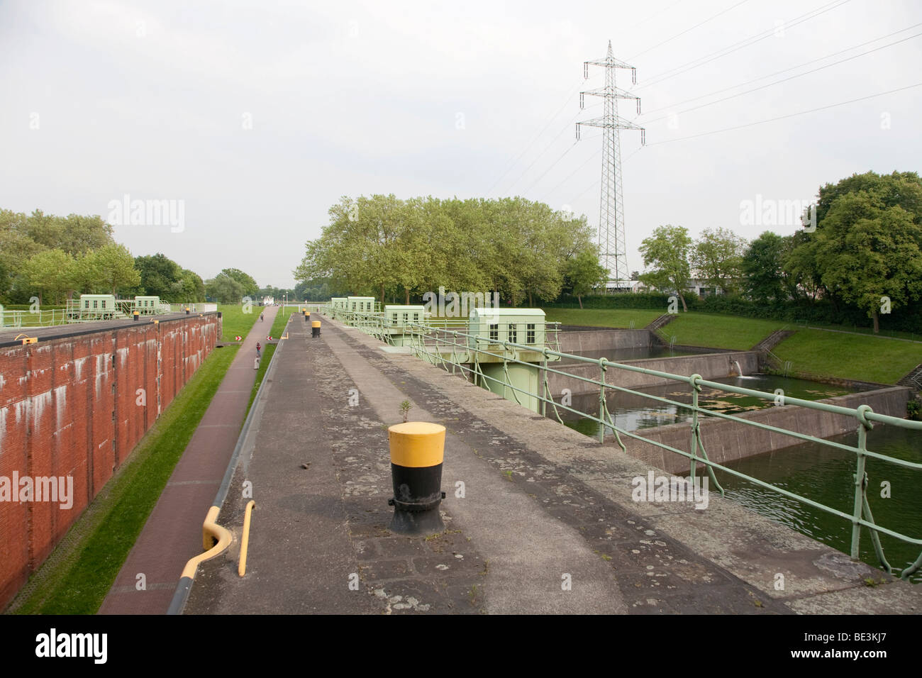 Old ship's lift Heinrichburg, Schleusenpark lock park Waltrop, North RhineWestphalia, Germany