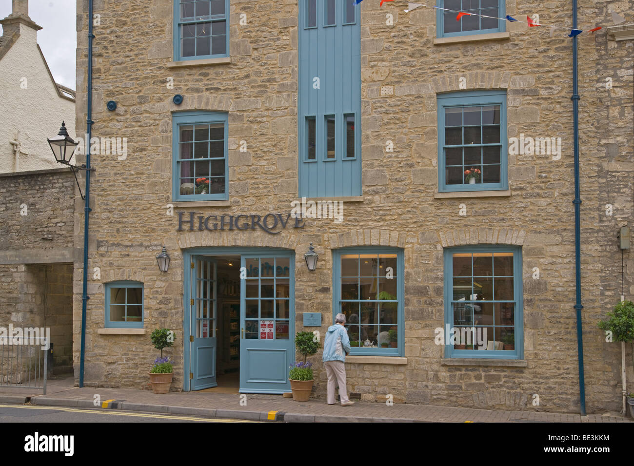 HRH Prince Charles's shop, Highgrove, Tetbury, Gloucestershire, Cotswolds, England, July, 2009 Stock Photo