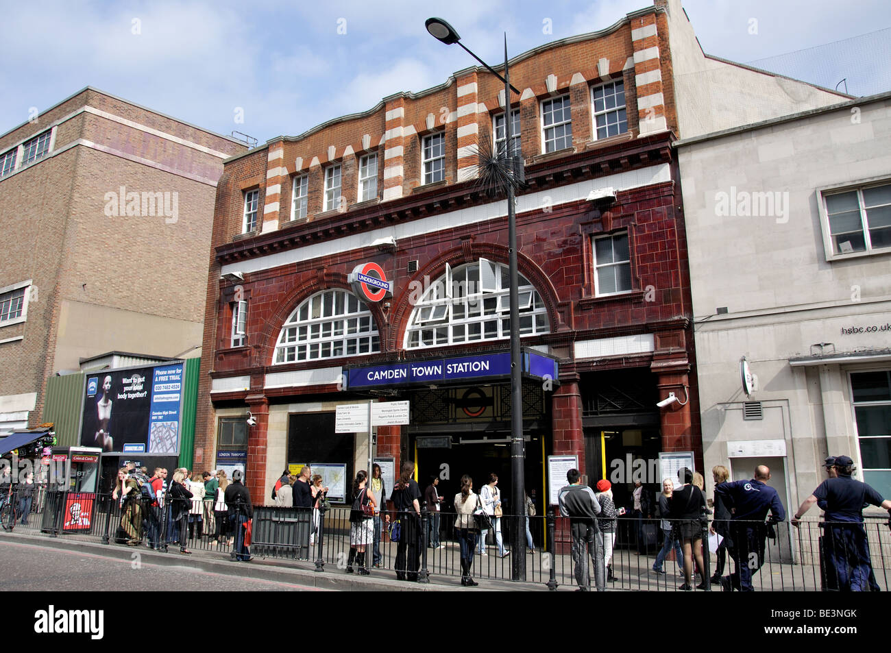 Camden Town Underground Station, Camden High Street, Camden Town, London Borough of Camden, London, England, United Kingdom Stock Photo
