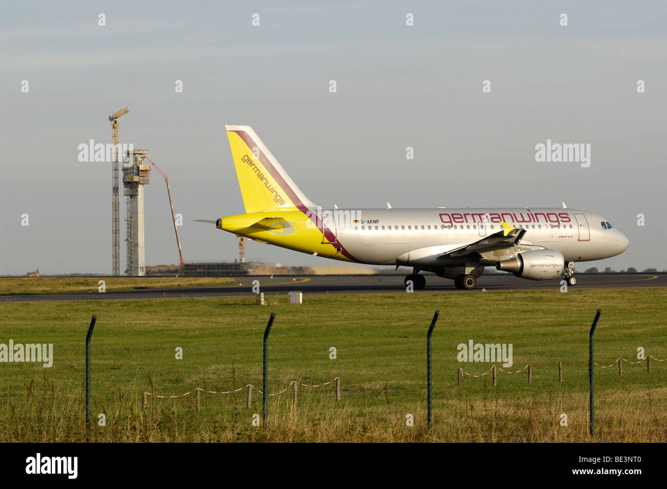 Germanwings Airbus A319 at Berlin Schonefeld Airport Stock Photo
