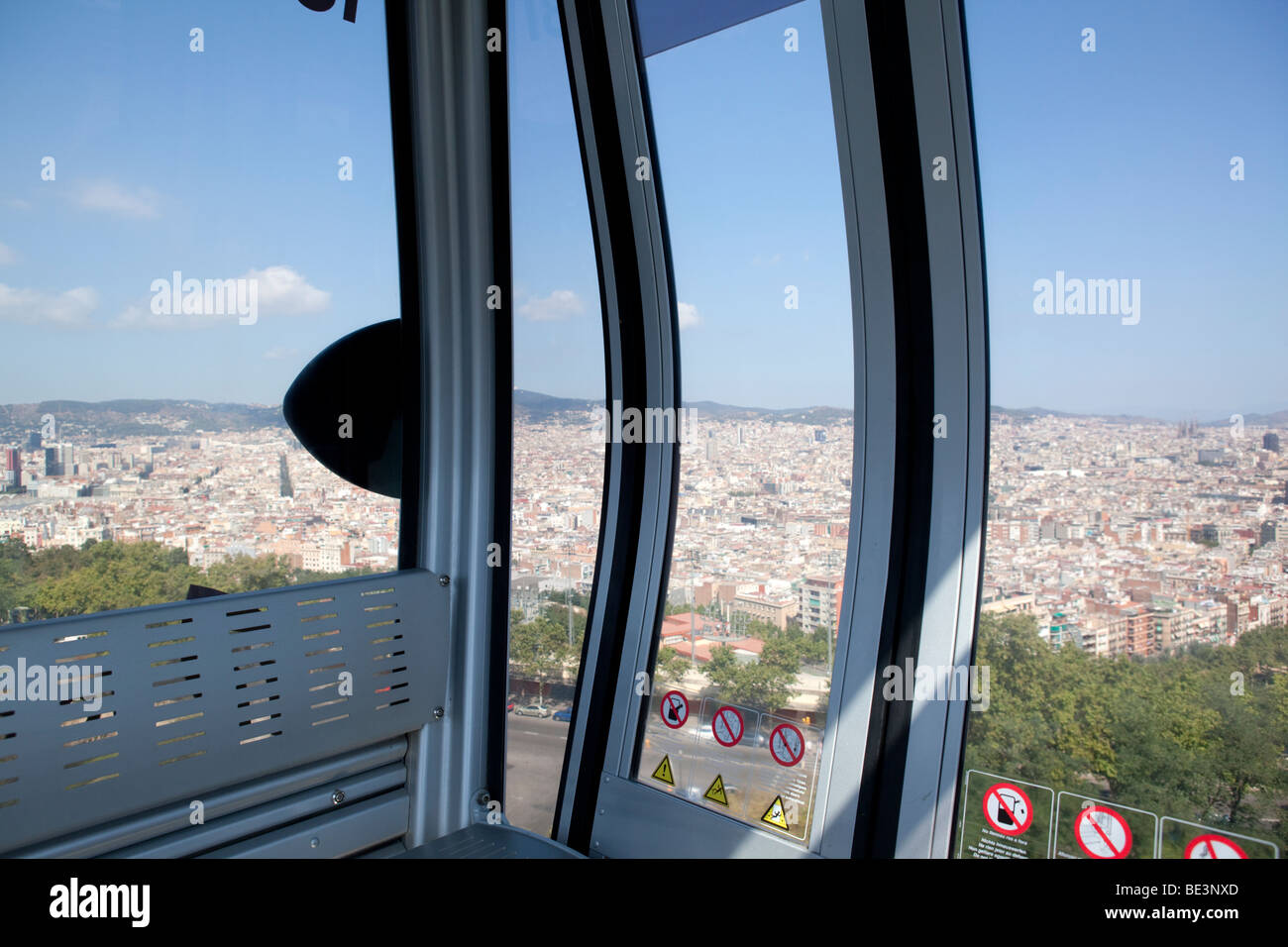 Teleferic de Montjuic, Barcelona (Spain Stock Photo Alamy