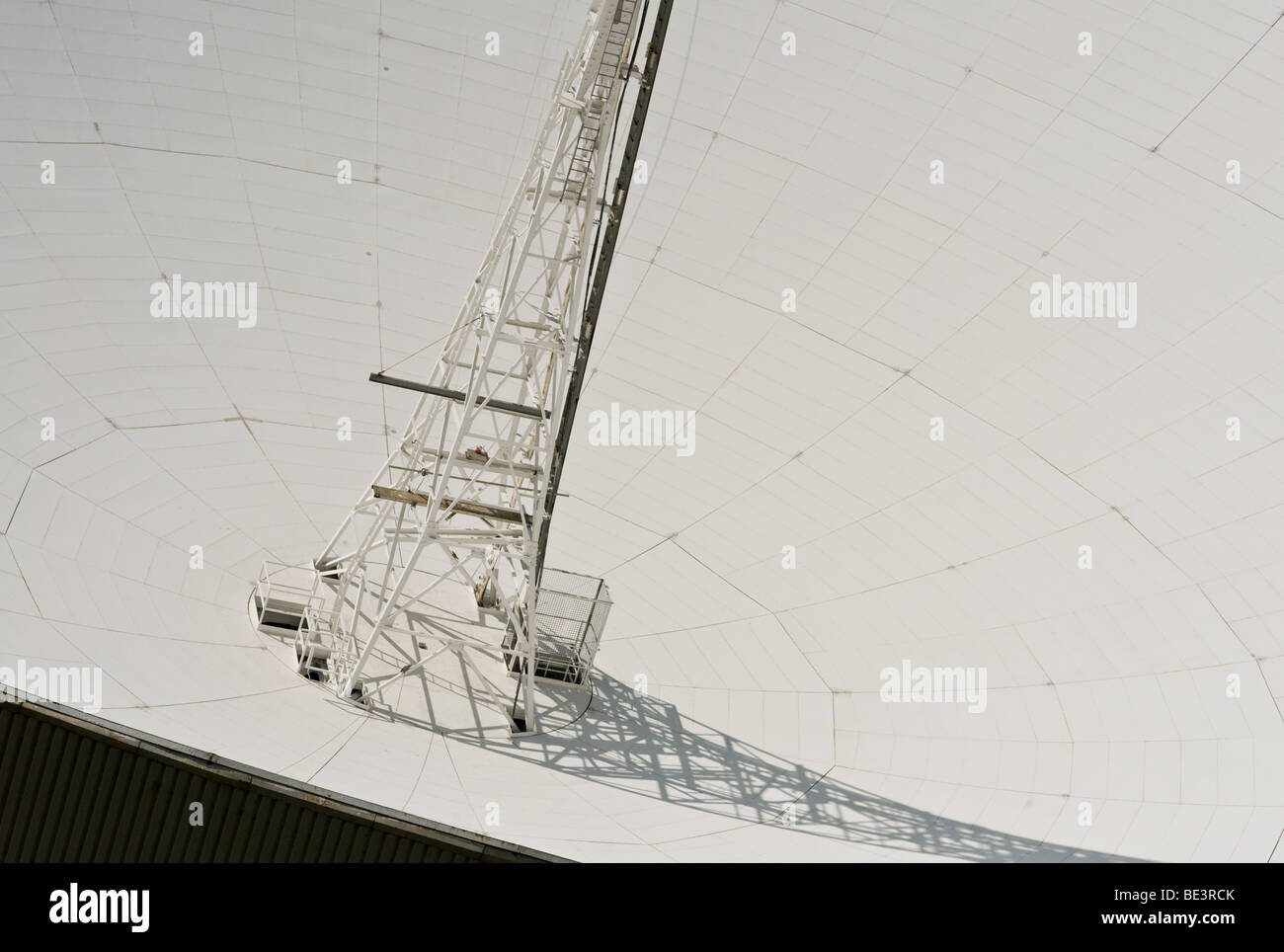 Jodrell Bank radio telescope in Cheshire, England Stock Photo