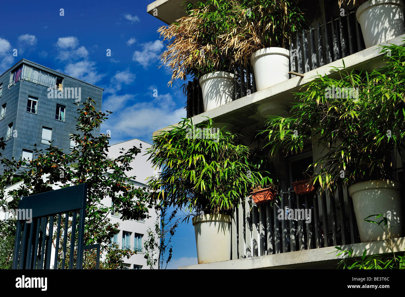 Paris, France, Real Estate, housing "Tower Flower" Apartment Building