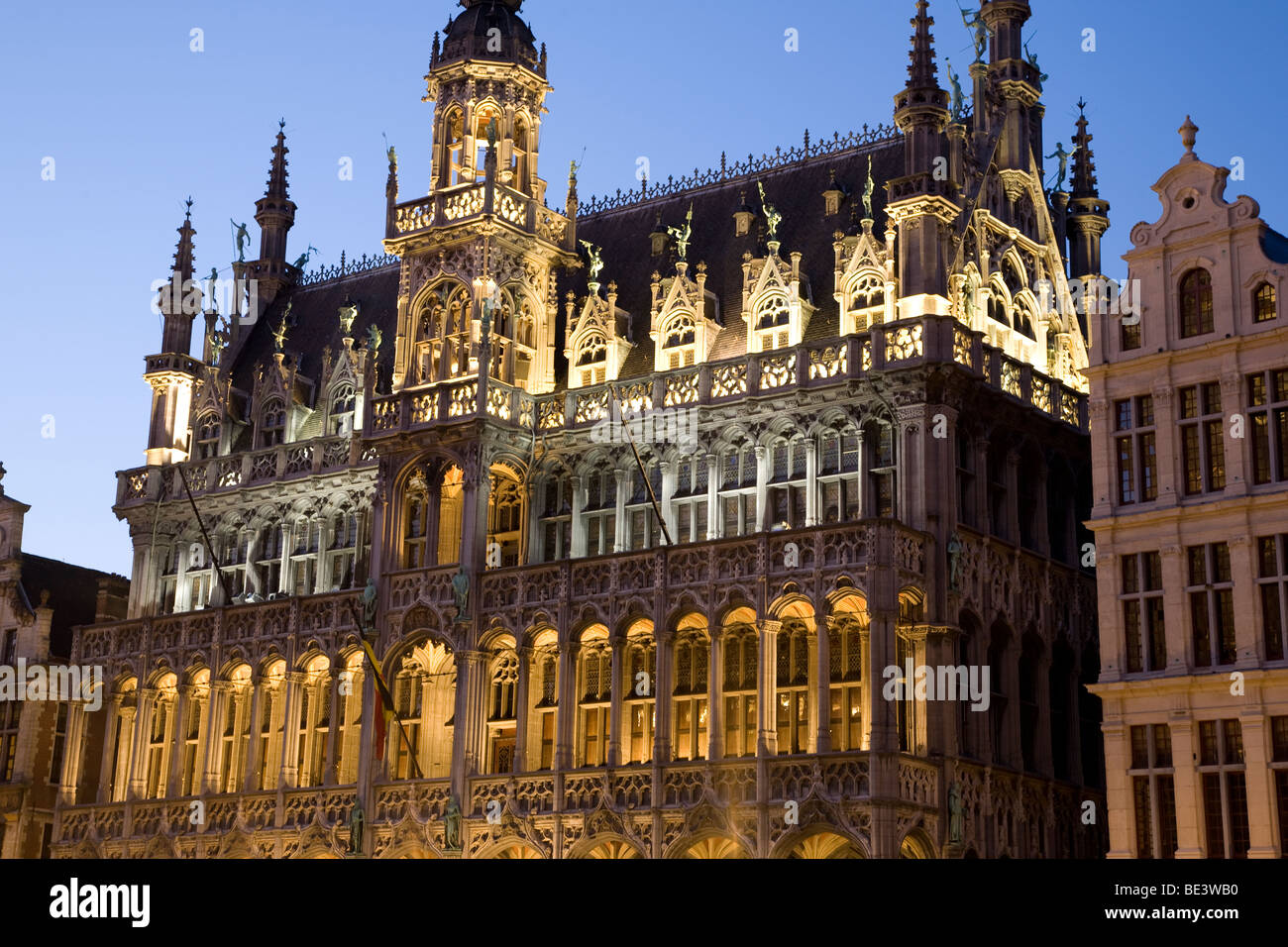 Musee de la Ville de Bruxelles; Grand Place Square; Brussels; Belgium Stock Photo