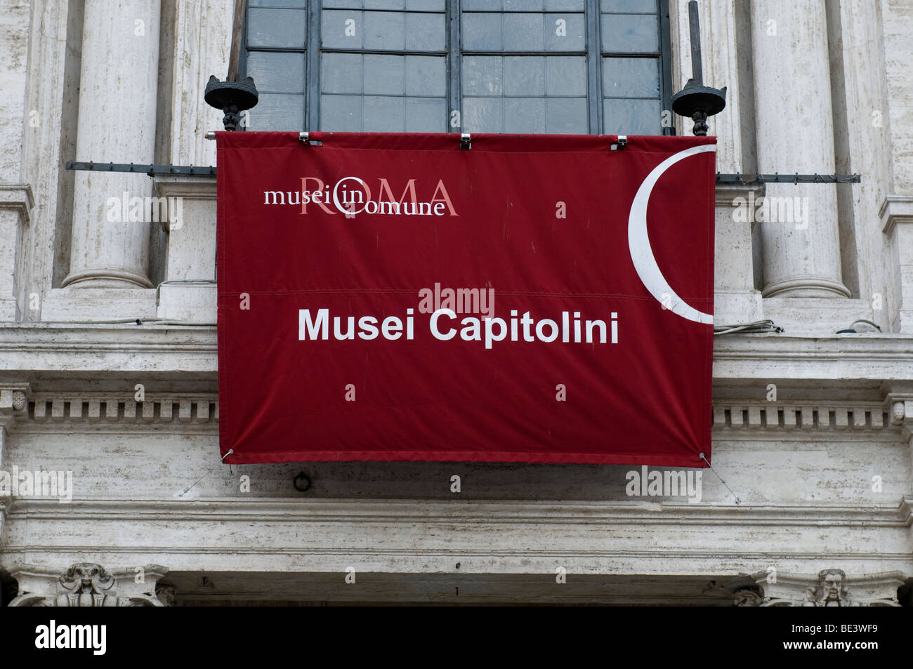 Banner of Capitoline Museum Stock Photo - Alamy