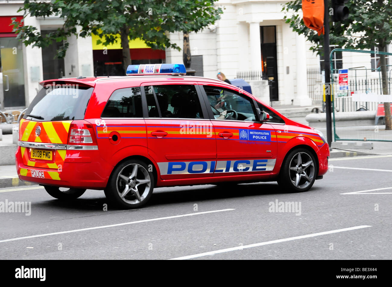 Patrol car, Metropolitan Police, London, England, United Kingdom, Europe Stock Photo