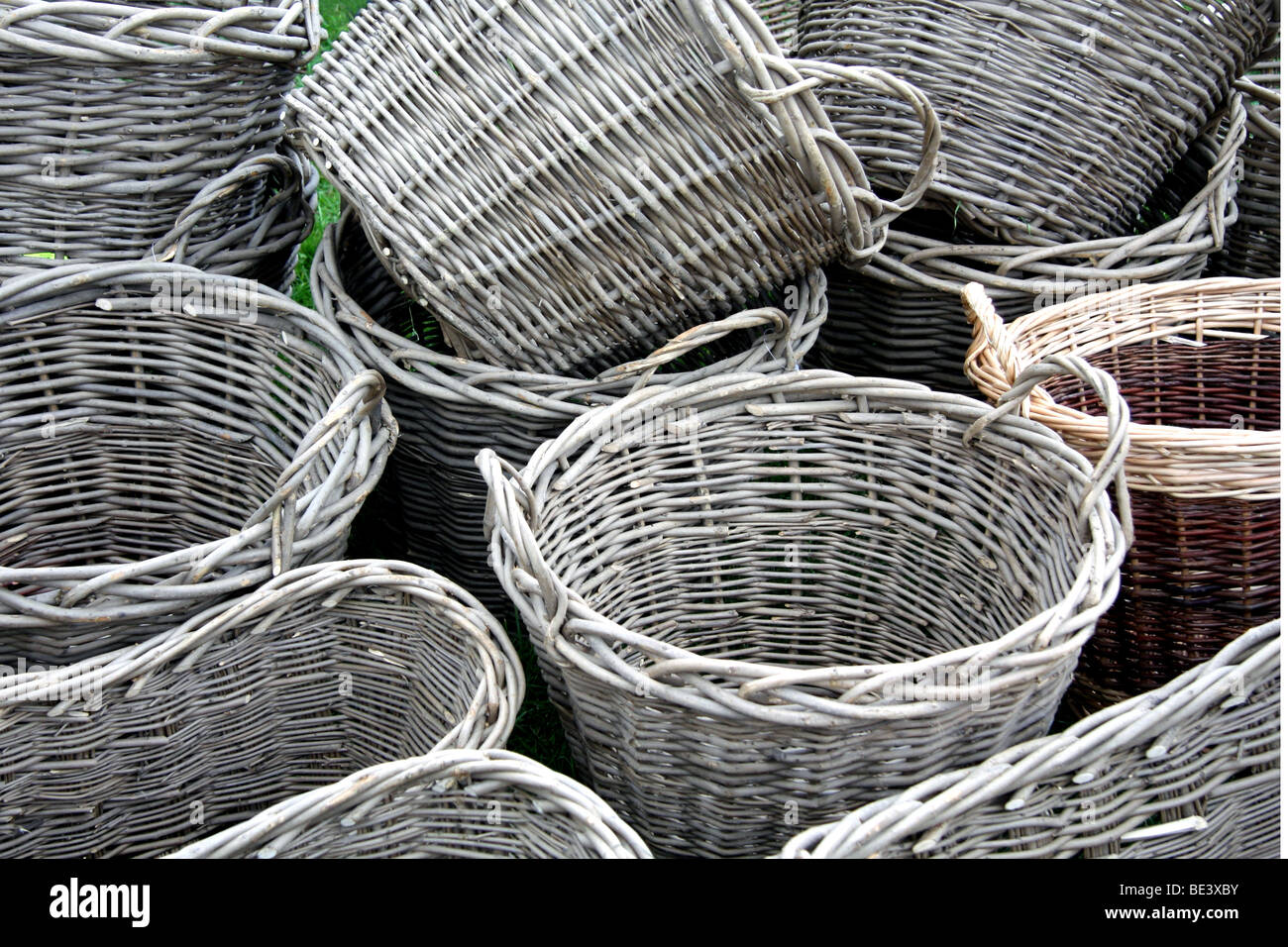 Woven baskets hires stock photography and images Alamy