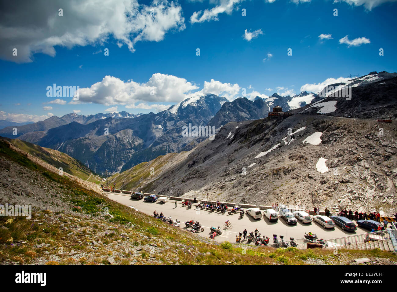 Stelvio Pass, Parco Nazionale dello Stelvio, Alps, Italy, Europe Stock
