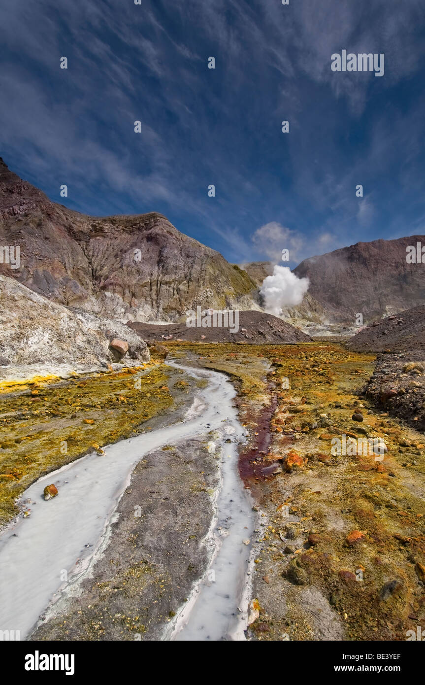 The White Island Landscape, New Zealand Stock Photo - Alamy