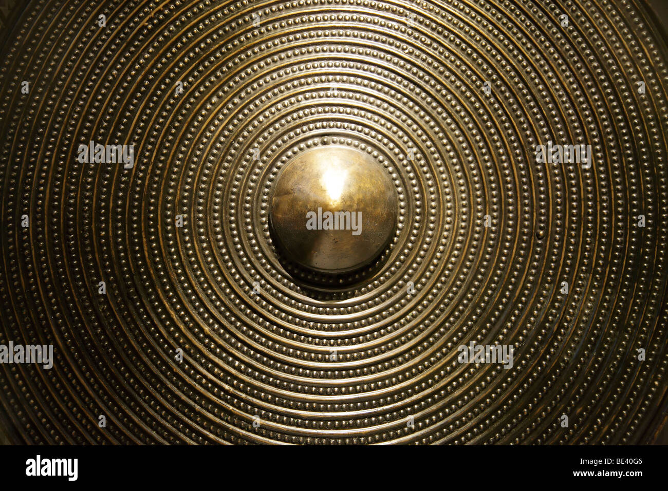Late Welsh bronze age shield the British Museum Stock Photo Alamy