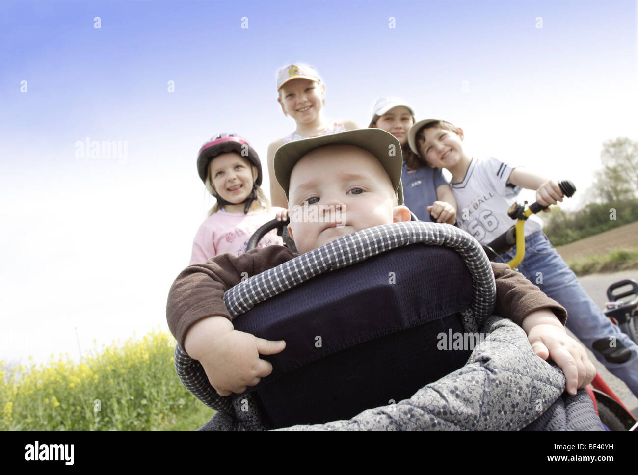 SIBLINGS Stock Photo