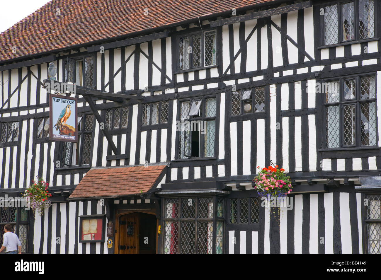 Falcon Inn, Stratford Upon Avon, Warwickshire, England, July, 2009 Stock Photo