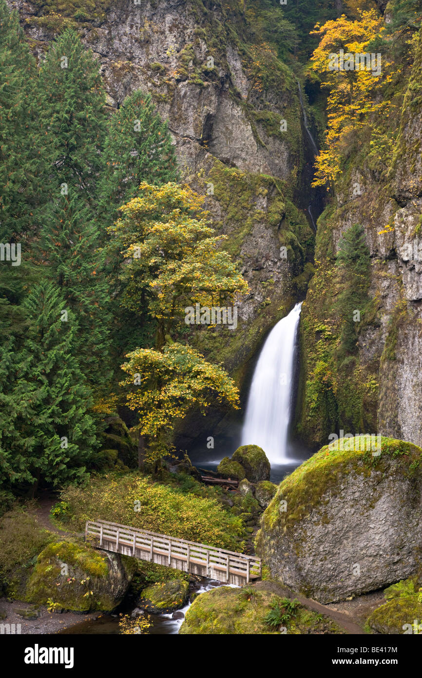 Wahclella Falls Columbia River Gorge National Scenic Area Oregon USA wahclella-falls-columbia-river-gorge-national-scenic-area-oregon-usa