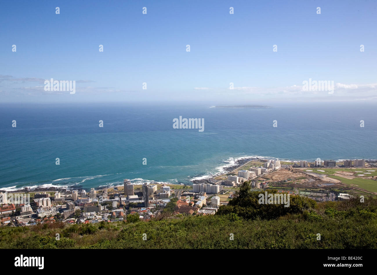Sea Point View, Cape Town Stock Photo Alamy