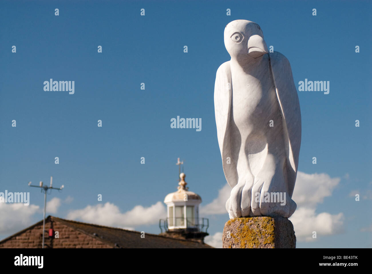 Morecambe Bay Bird Statue Stock Photo Alamy