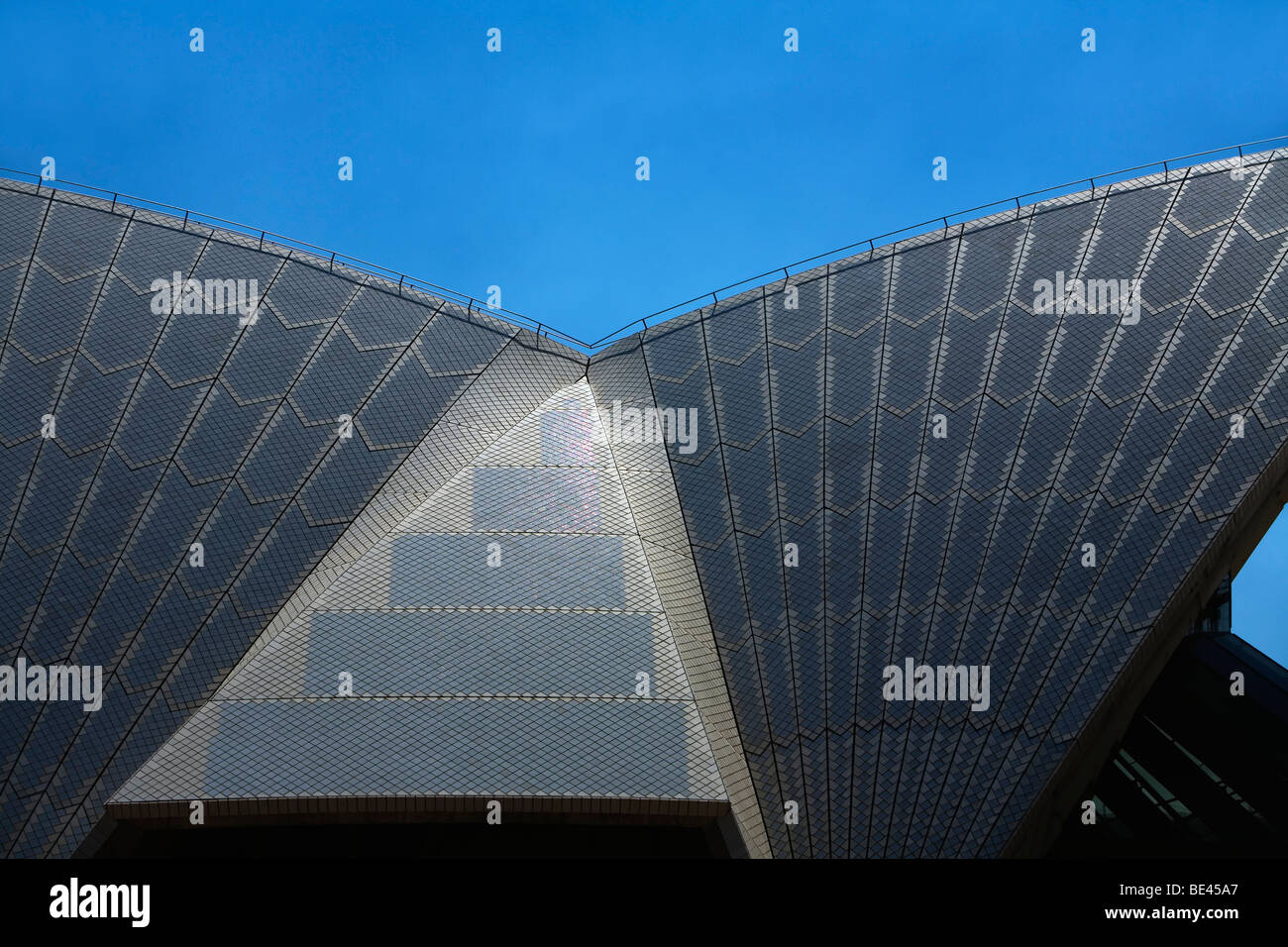 Sydney Opera House roof detail. Sydney, New South Wales, AUSTRALIA Stock Photo