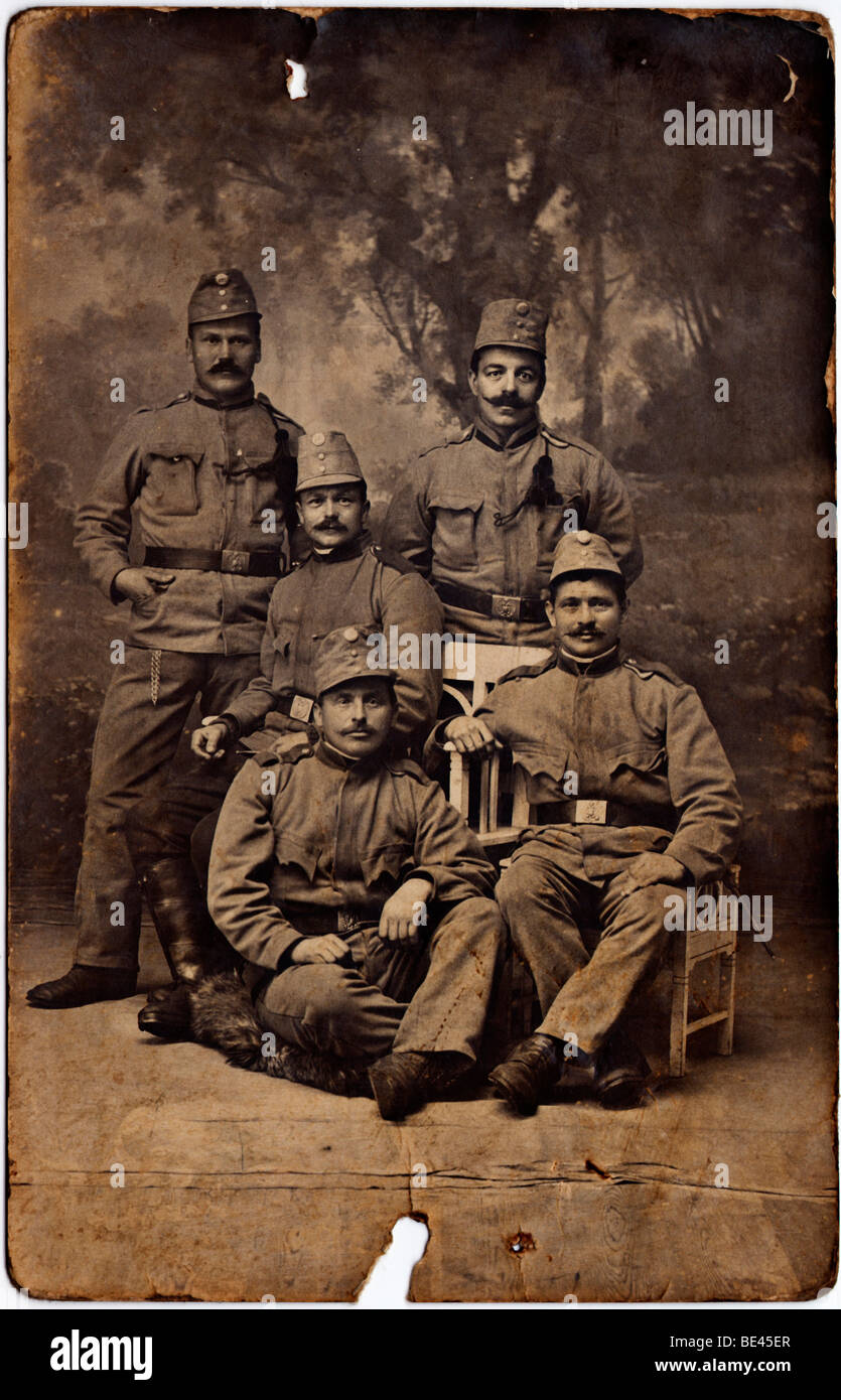 Soldiers, historic photograph, around 1915 Stock Photo - Alamy