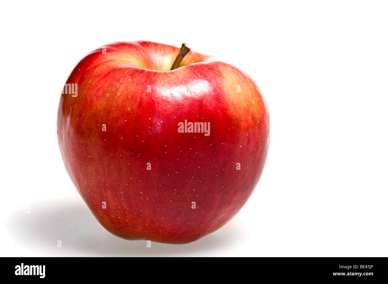 Red apple isolated on white Stock Photo