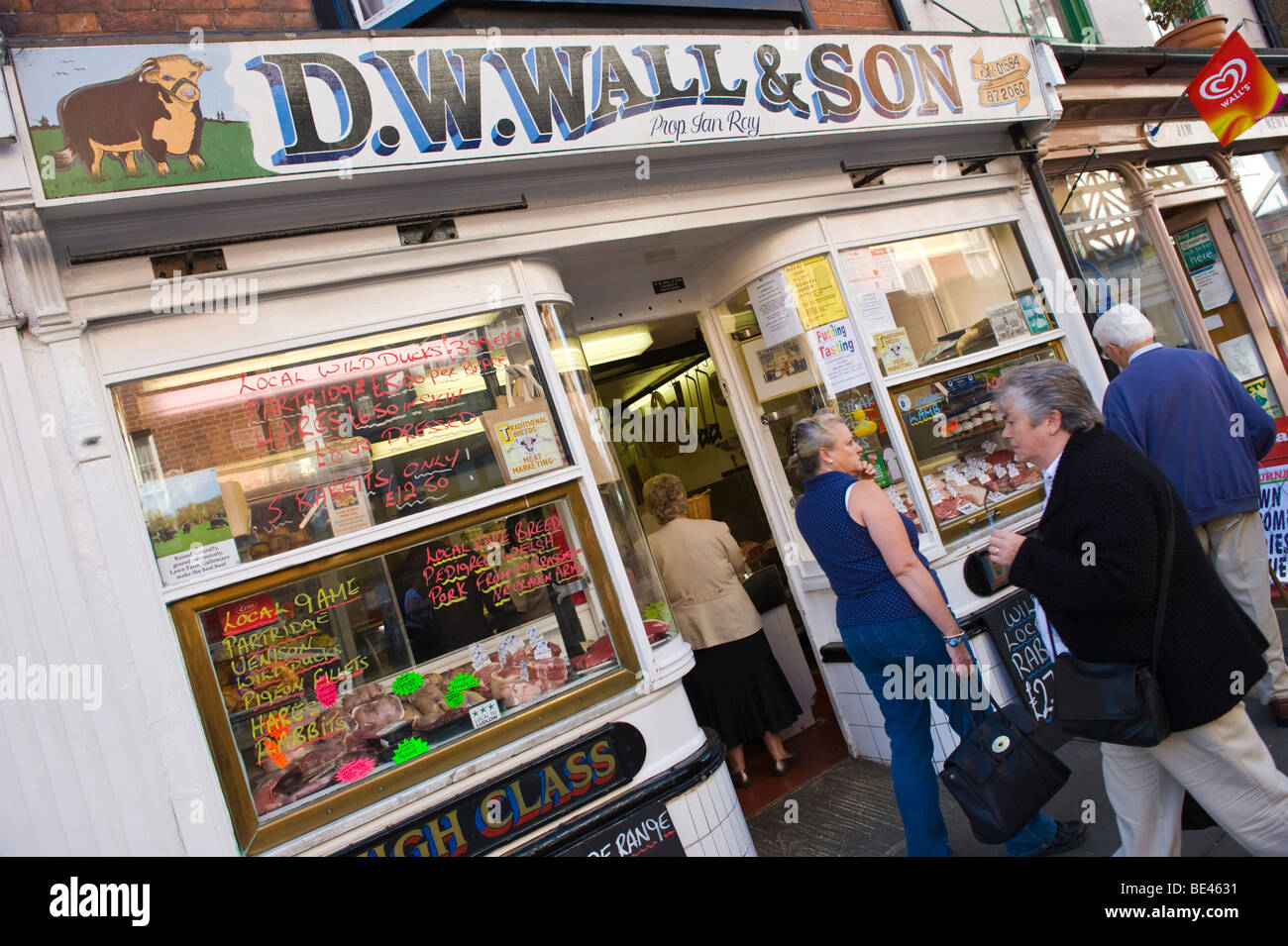 Butchers Shop Window Uk High Resolution Stock Photography and Images
