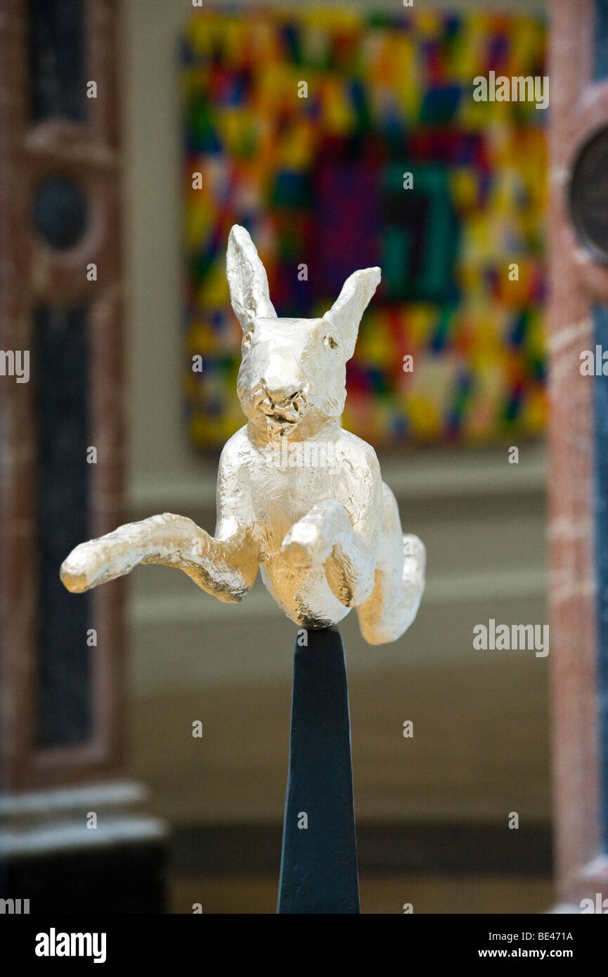 Leaping Hare by  Barry Flanagan at the Royal Academy of Arts London Stock Photo