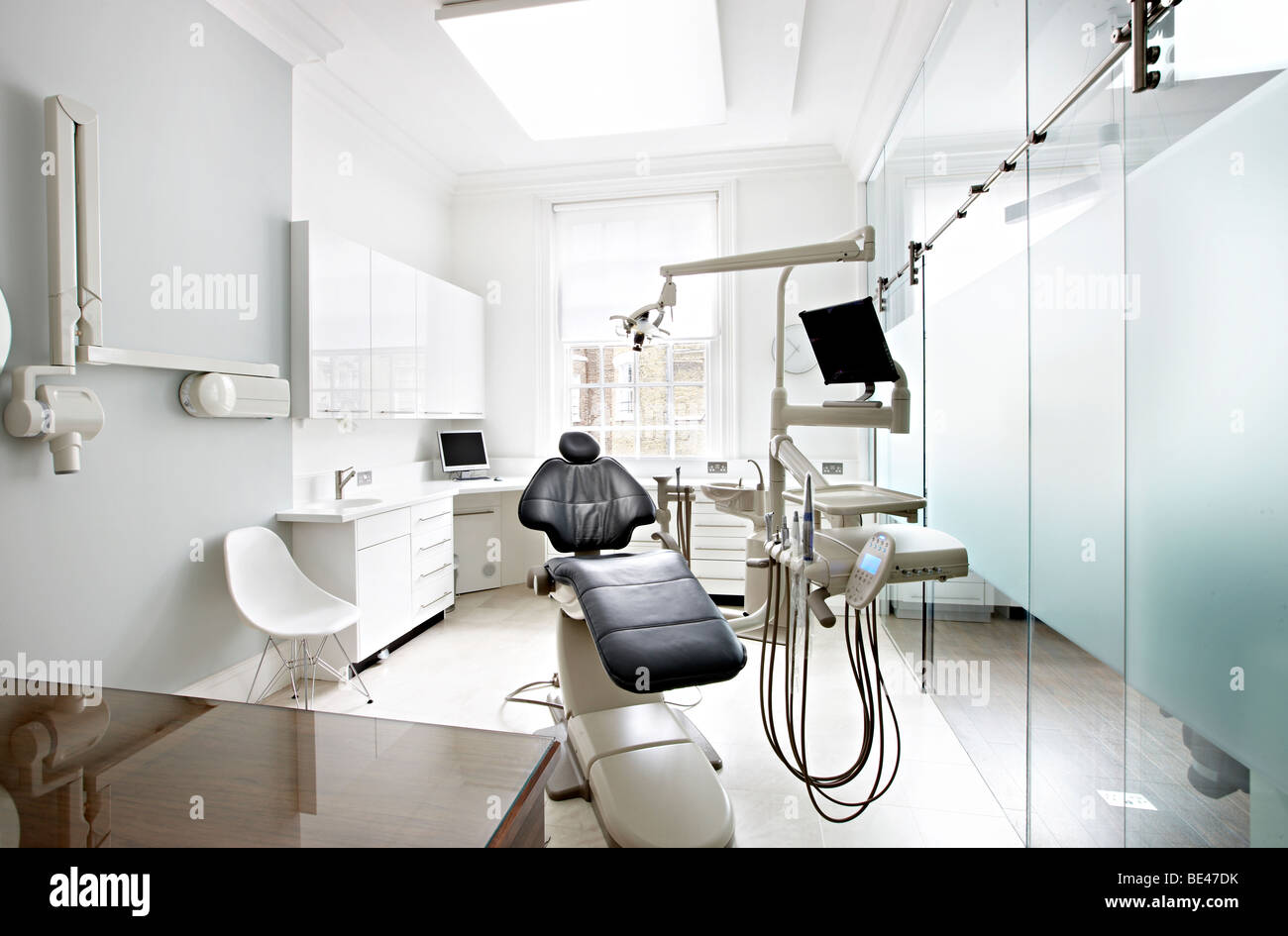 Modern designed dentist surgery hygienic Stock Photo