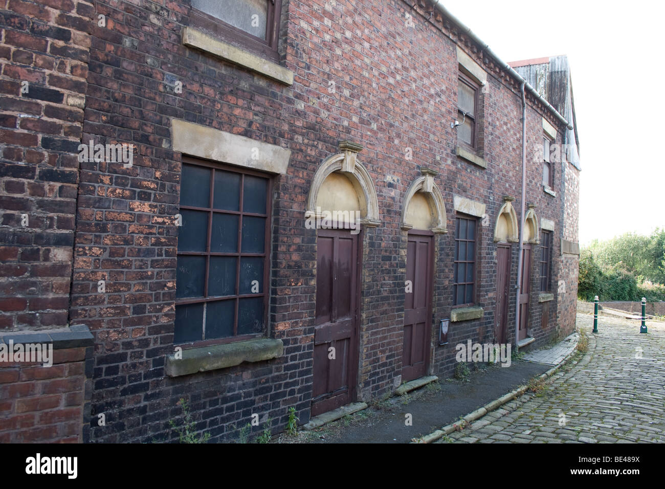 Victorian pottery workers cottages, Short Street, Longton Stock Photo -  Alamy