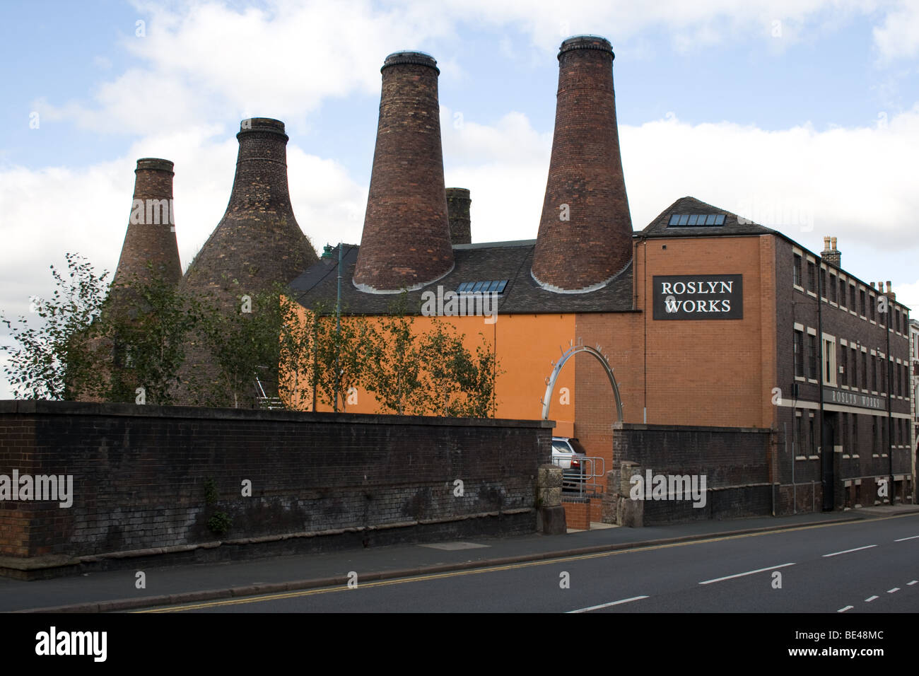 Roslyn Works, Pottery Factory, Longton, StokeonTrent Stock Photo Alamy