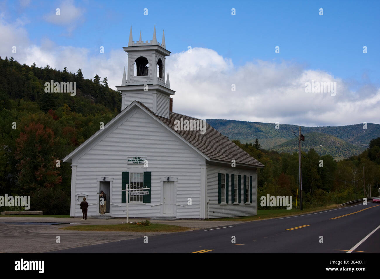 Stark Union Church, Stark, New Hampshire Stock Photo