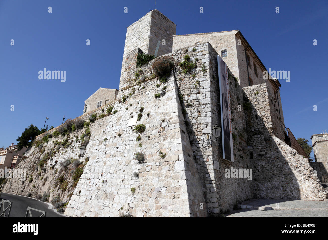the chateau grimaldi home of the picasso museum antibes south of france Stock Photo