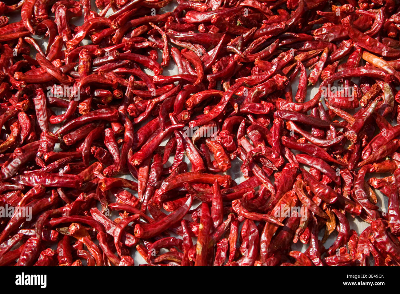 Korea, dried Korean red chili pepper Stock Photo Alamy