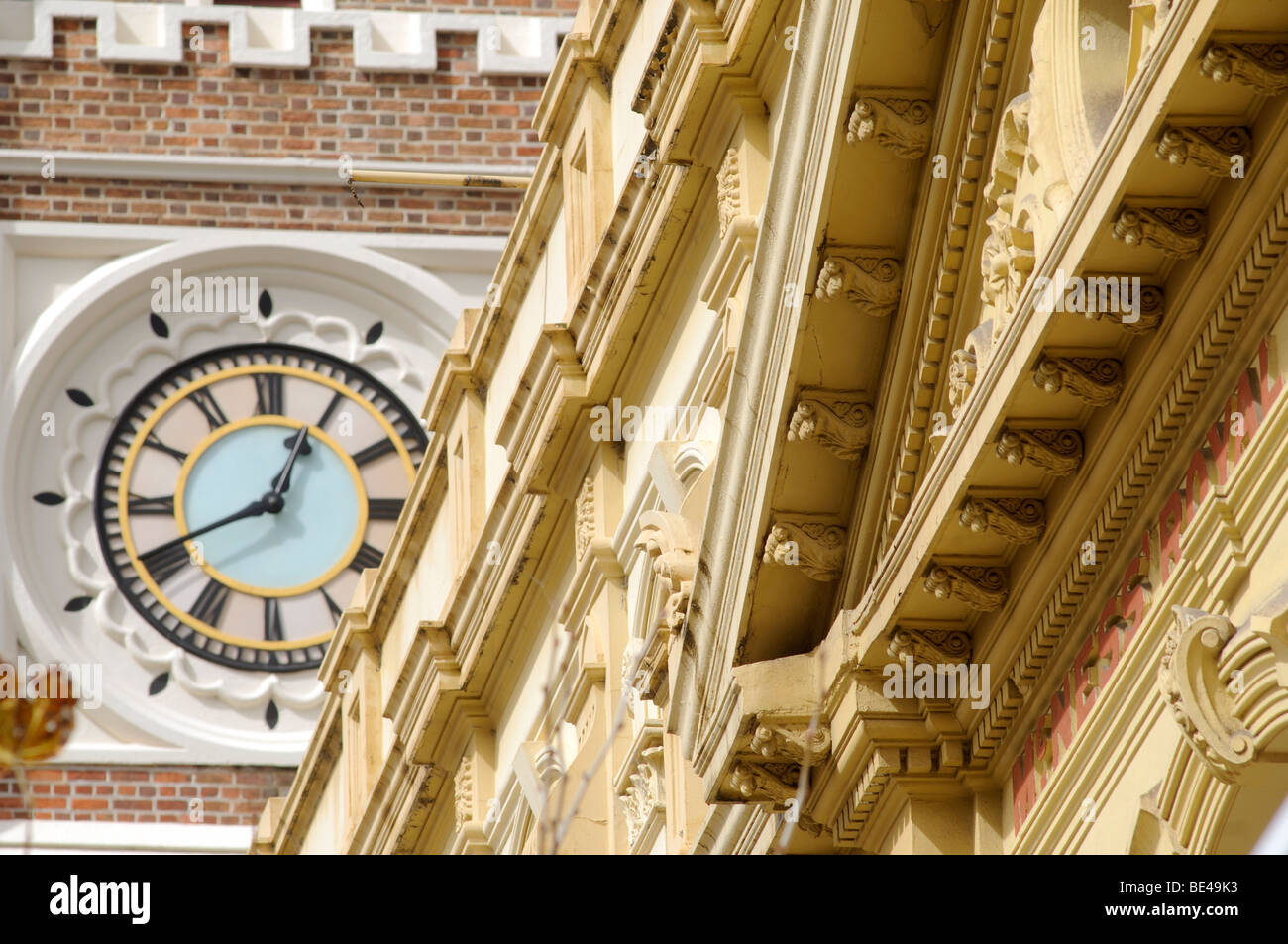 mcness royal arcade and town hall clock tower perth western australia