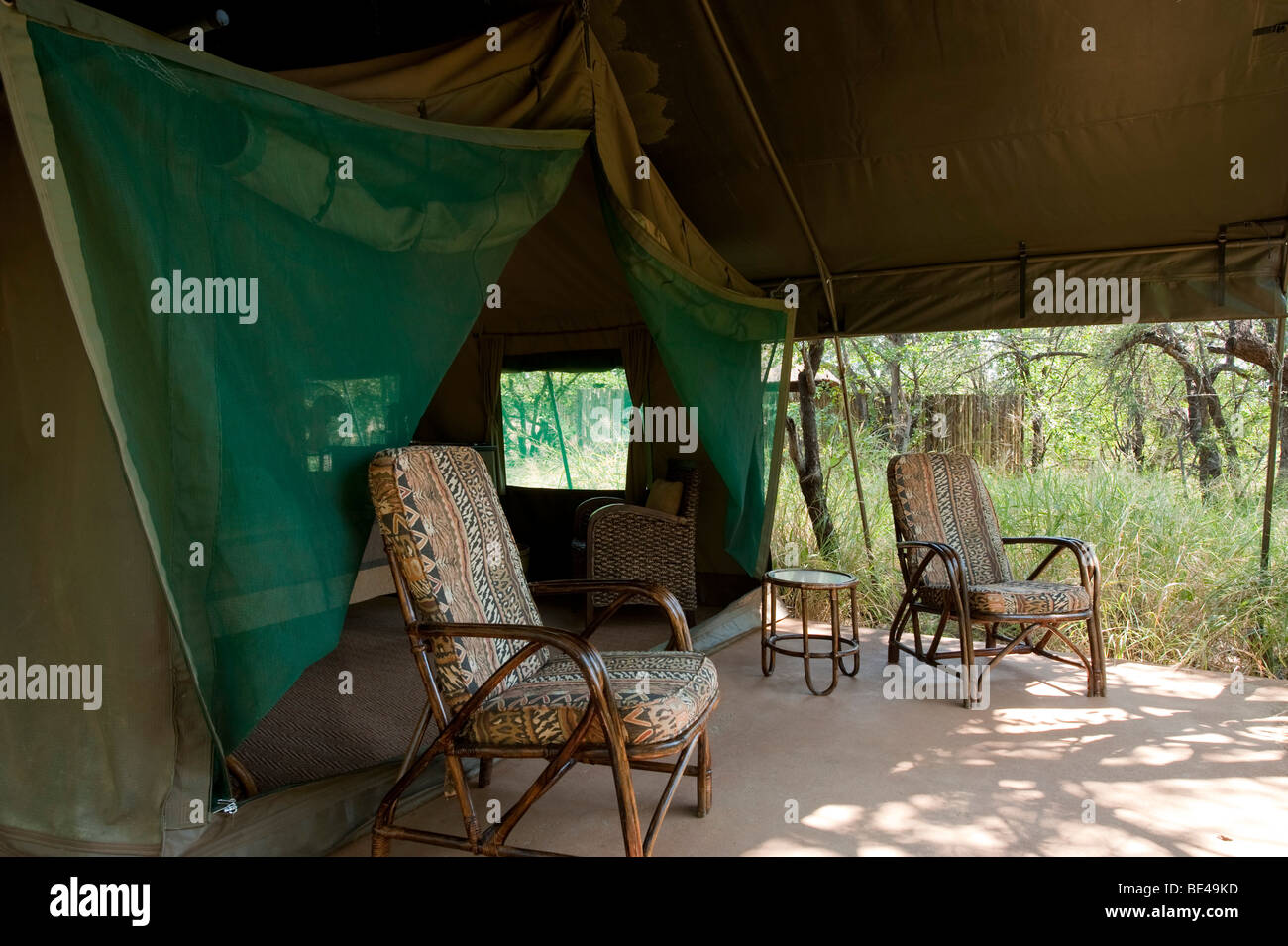 Tent, Mashatu Tent Camp, Mashatu Game Reserve, Tuli Block, Botswana Stock  Photo - Alamy