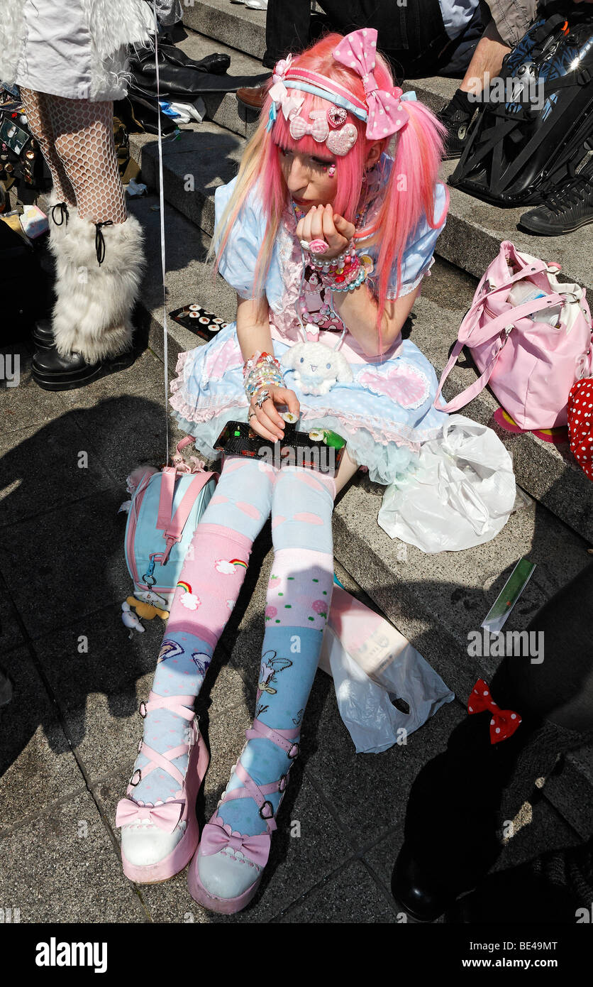 Cosplayer in the costume of a Japanese anime/manga character, Japantag Japan  Day, Duesseldorf, North Rhine-Westphalia, Germany Stock Photo - Alamy