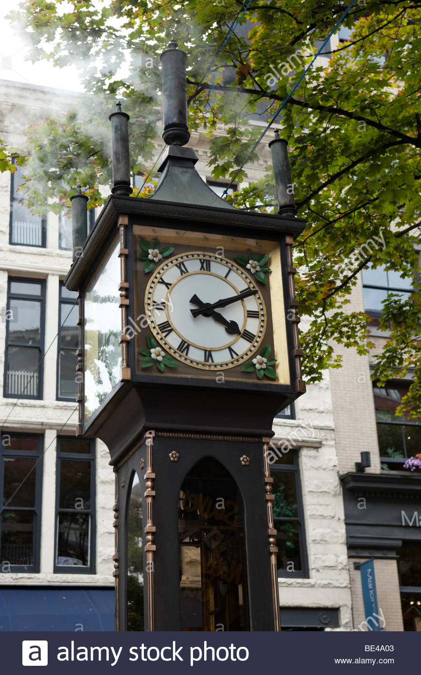 Gastown Steam Clock Vancouver, Bc High Resolution Stock Photography and
