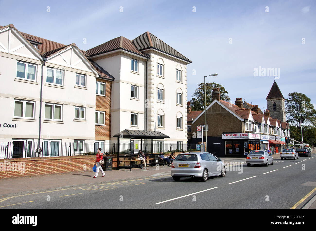 Church Road, Ashford, Surrey, England, United Kingdom Stock Photo Alamy