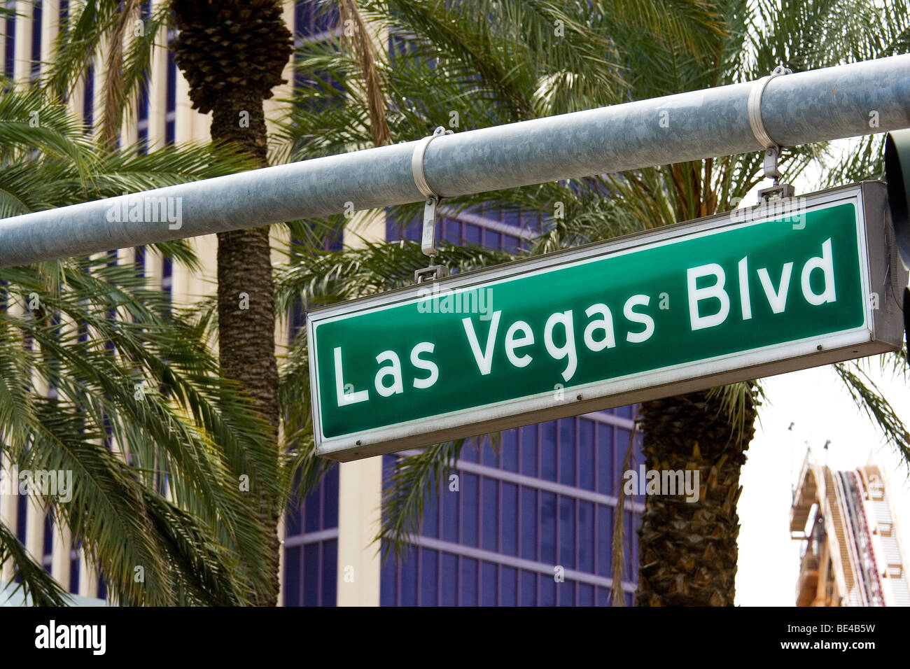 Las Vegas Boulevard - Nevada Stock Photo