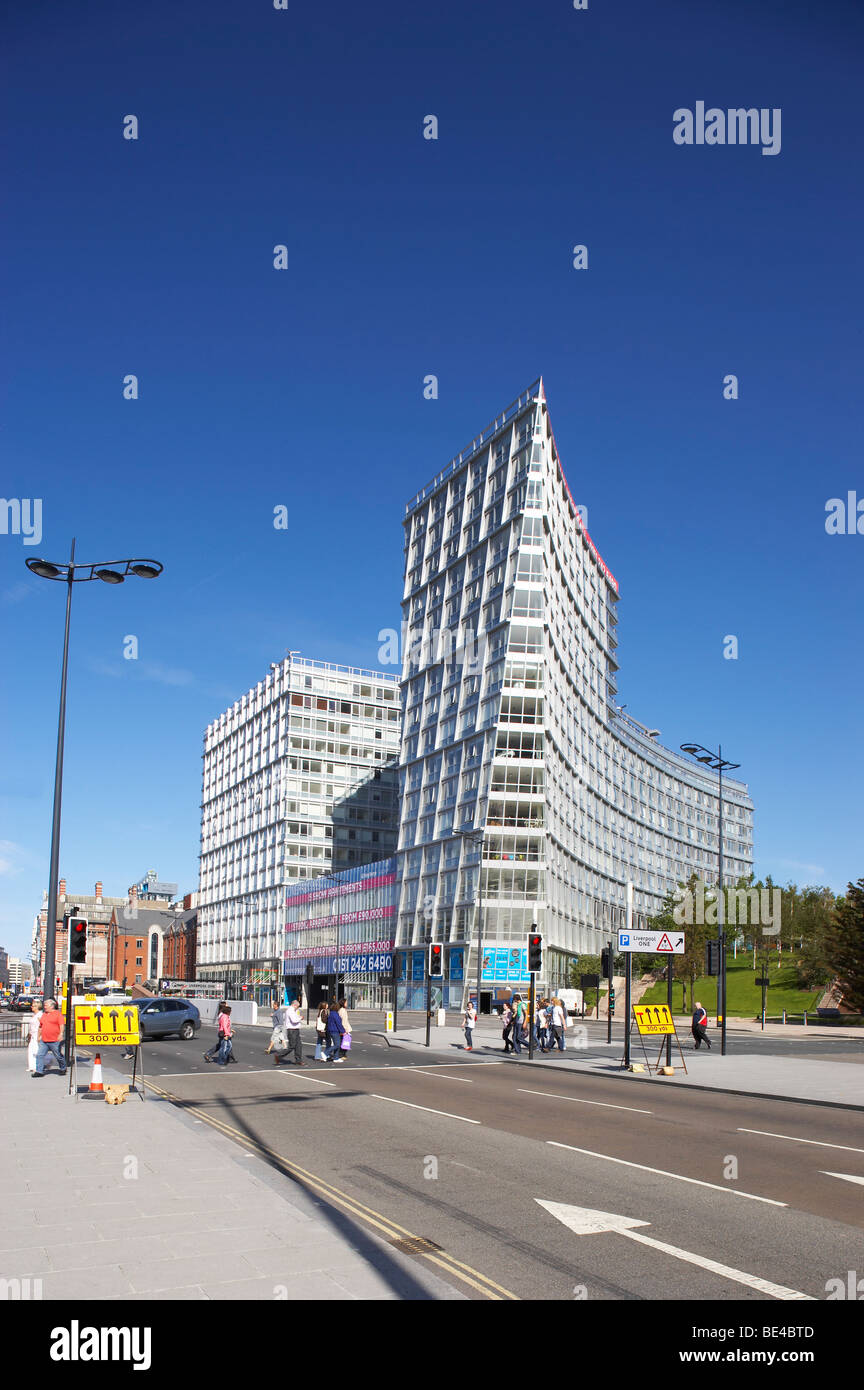 One Park West apartments in Liverpool UK Stock Photo Alamy