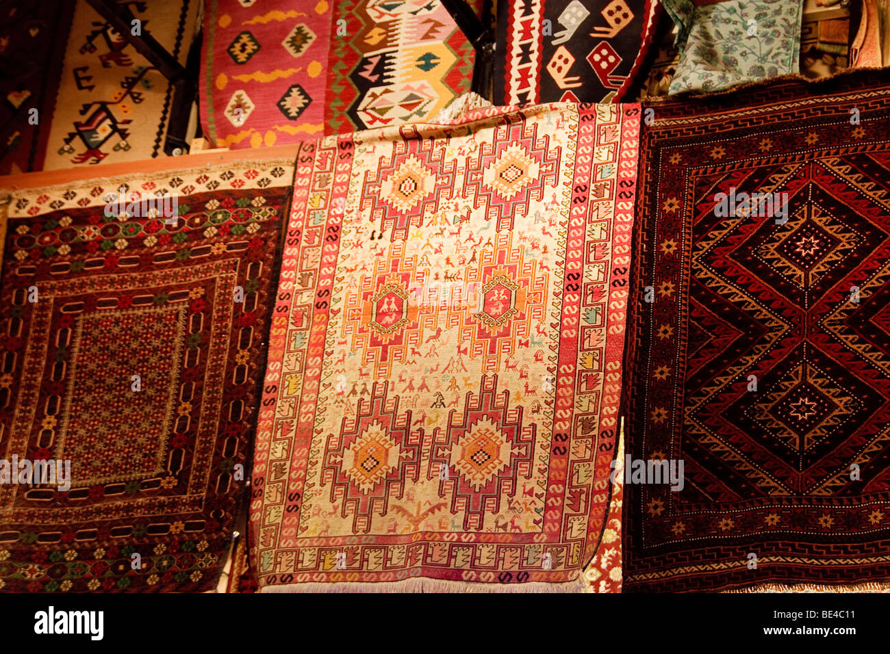 turkish carpet,istanbul Stock Photo