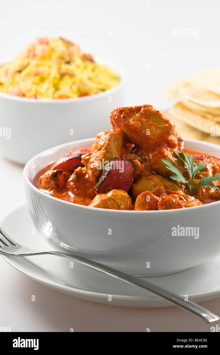 Chicken tikka masala India UK Food Stock Photo