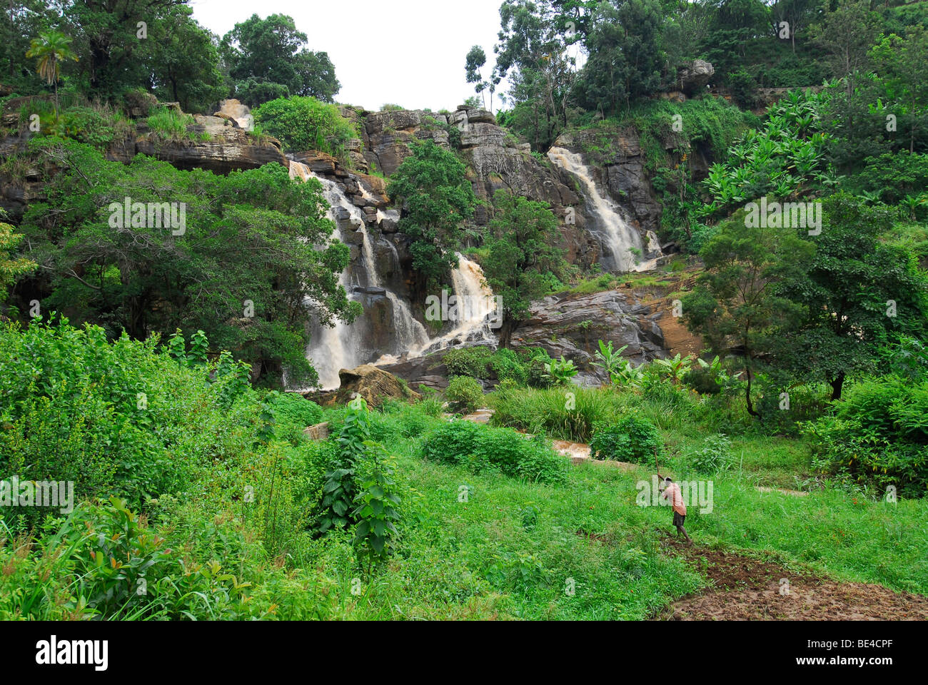 Waterfalls near Soni, Usambara Mountains, Tanzania, Africa Stock Photo