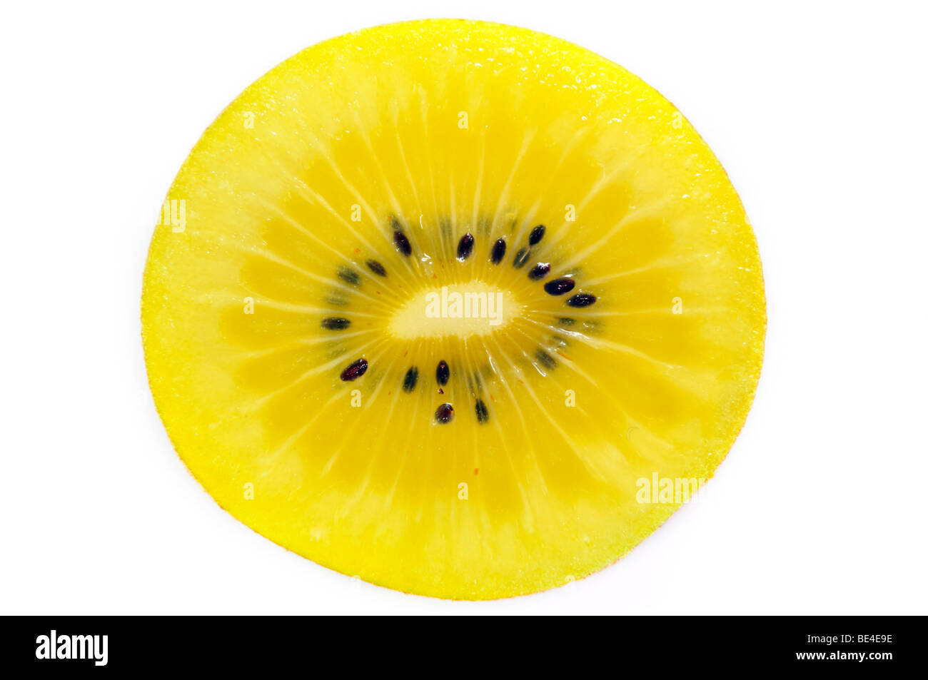 Yellow Kiwi Stock Photo