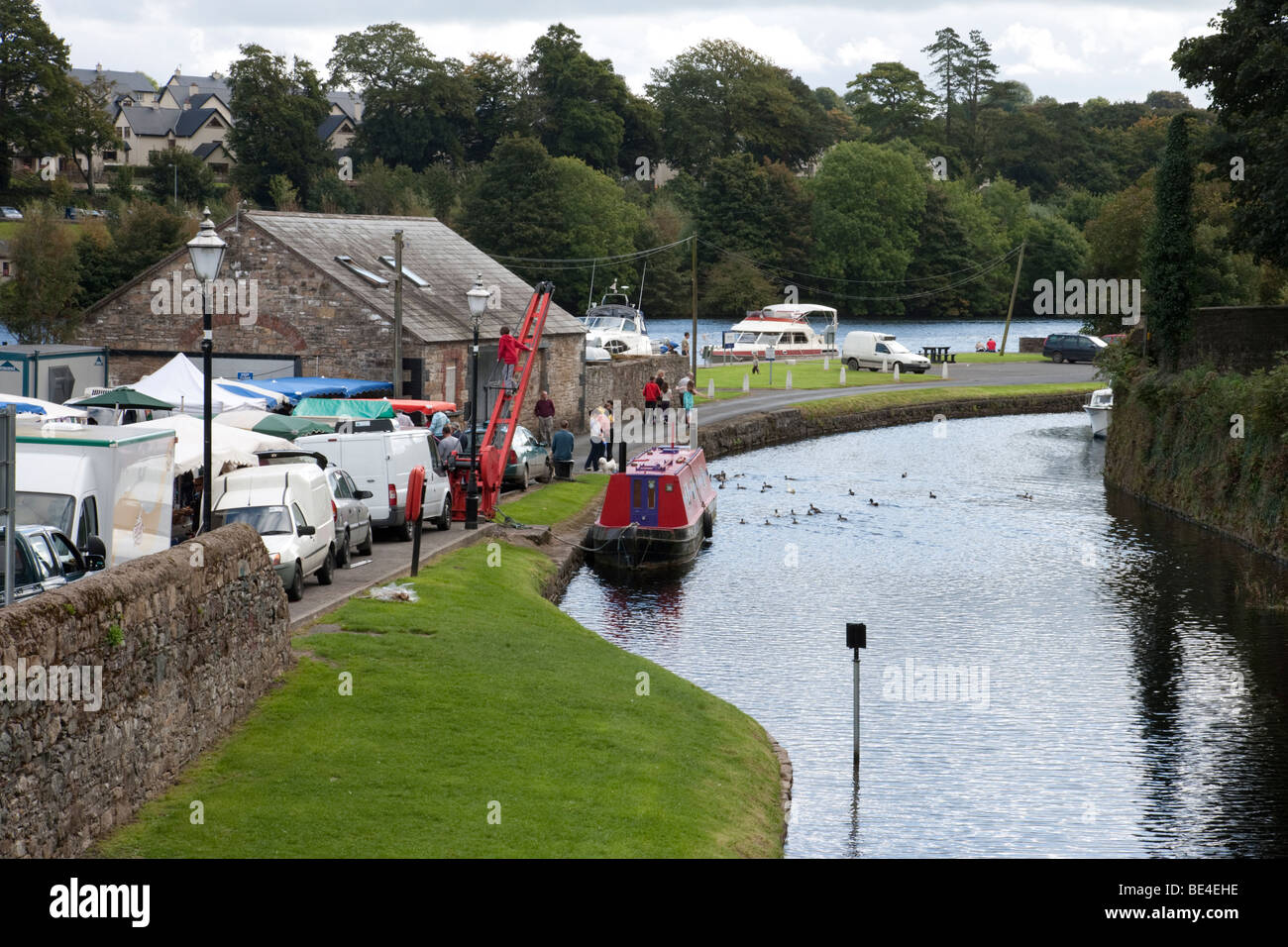 Canal and footpath Killaloe County Clare Ireland Stock Photo