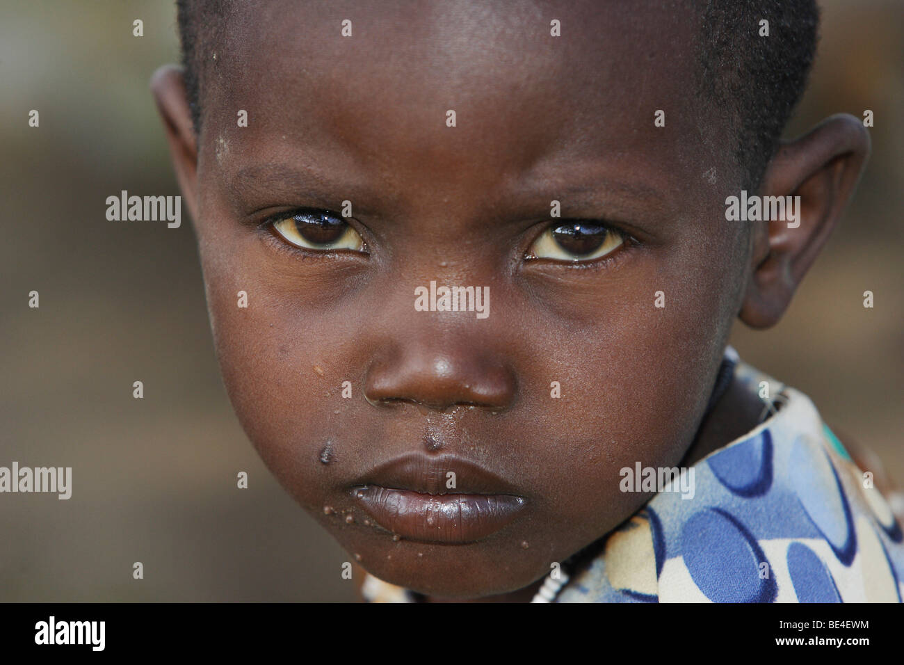 Masai child, Masai, Masai steppe, North Tanzania, East Africa Stock Photo